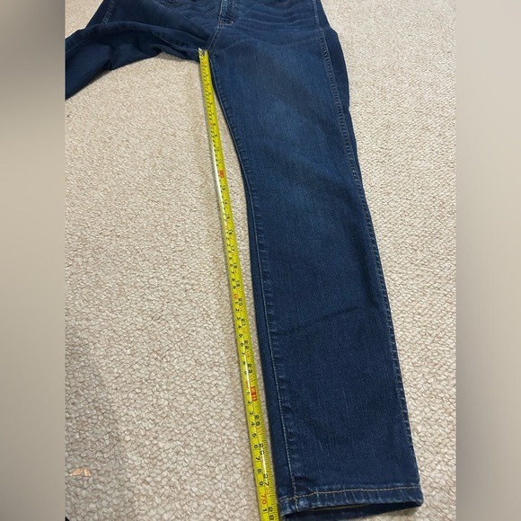 Madewell 10" High Rise Skinny Jeans Womens Size 29 medium/dark wash F4684 denim - Picture 5 of 14